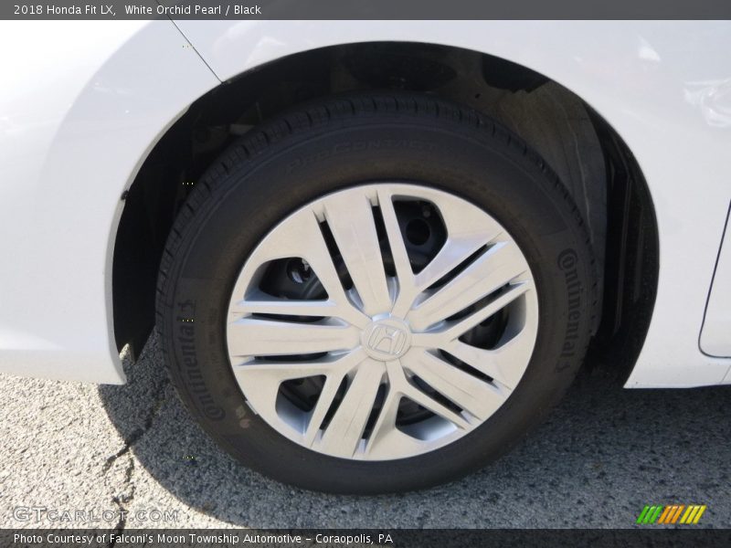 White Orchid Pearl / Black 2018 Honda Fit LX