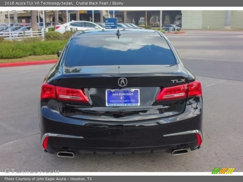 Crystal Black Pearl / Ebony 2018 Acura TLX V6 Technology Sedan