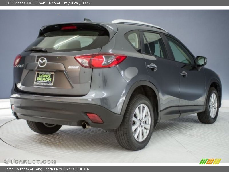 Meteor Gray Mica / Black 2014 Mazda CX-5 Sport