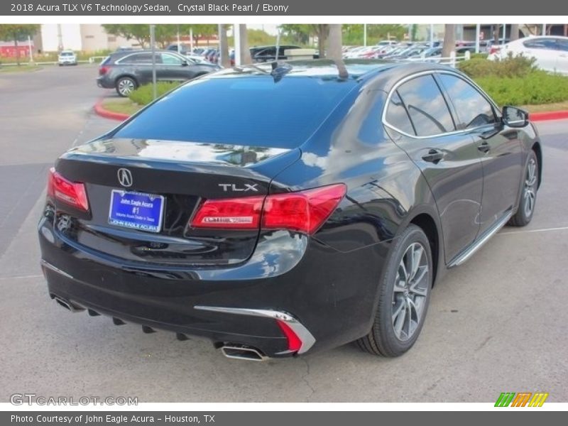 Crystal Black Pearl / Ebony 2018 Acura TLX V6 Technology Sedan