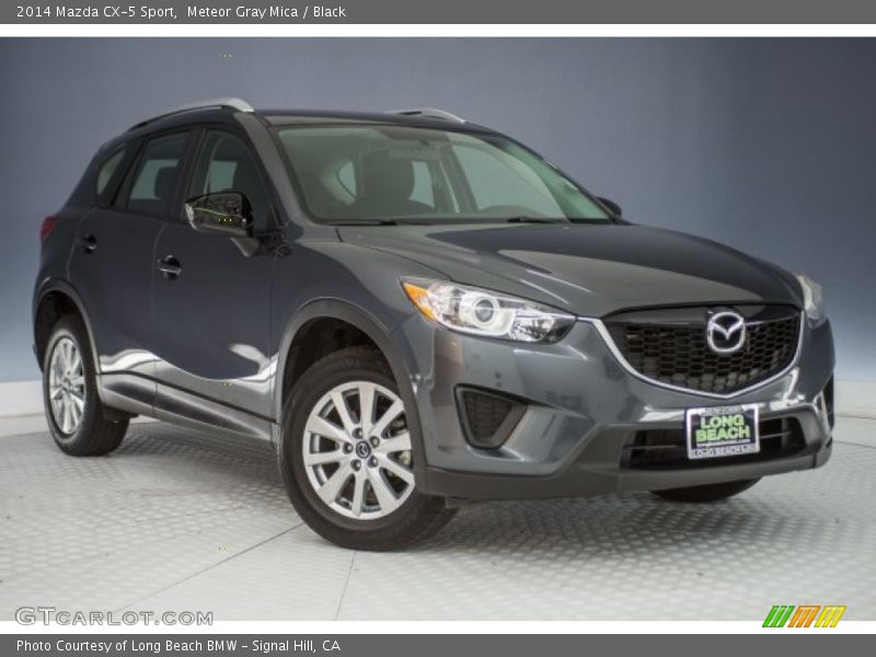 Meteor Gray Mica / Black 2014 Mazda CX-5 Sport