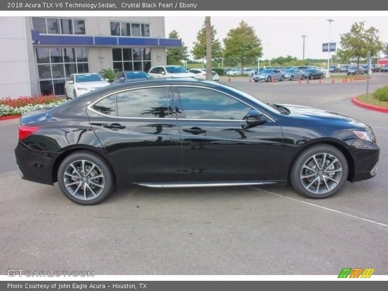 Crystal Black Pearl / Ebony 2018 Acura TLX V6 Technology Sedan