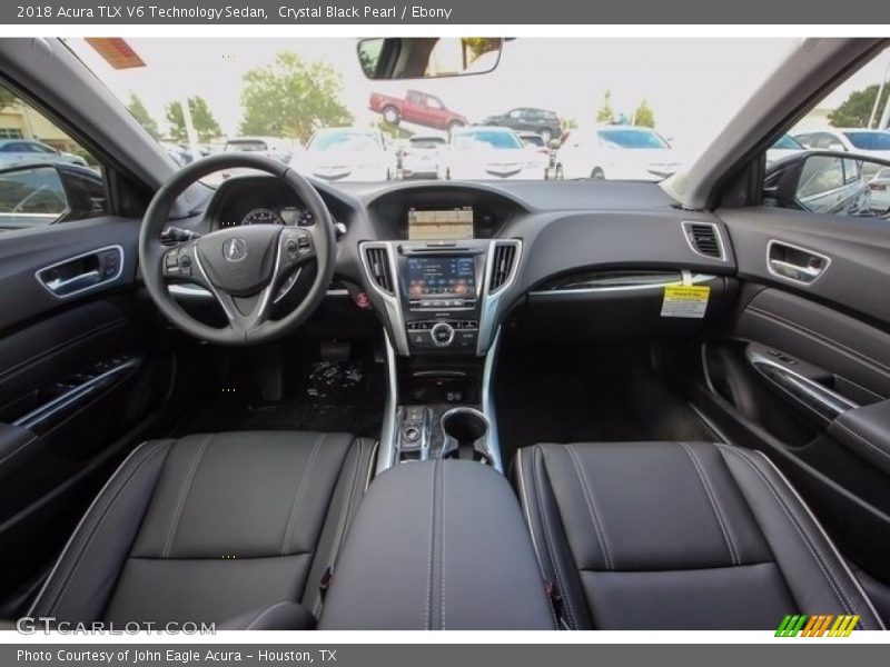 Crystal Black Pearl / Ebony 2018 Acura TLX V6 Technology Sedan