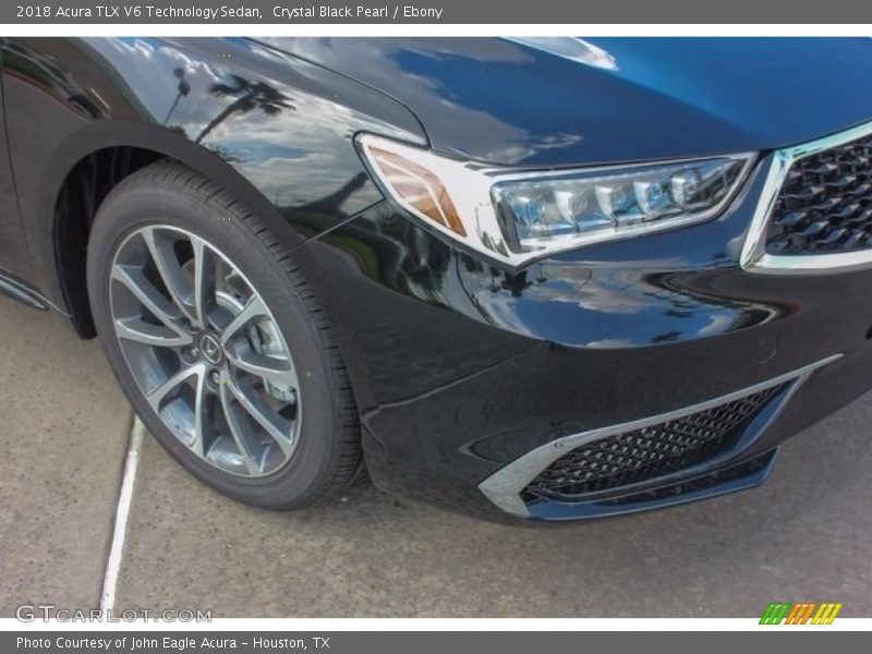 Crystal Black Pearl / Ebony 2018 Acura TLX V6 Technology Sedan
