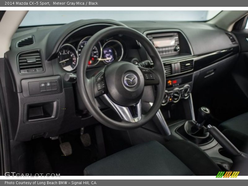 Meteor Gray Mica / Black 2014 Mazda CX-5 Sport