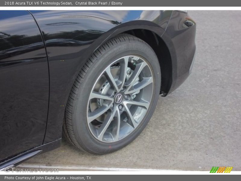 Crystal Black Pearl / Ebony 2018 Acura TLX V6 Technology Sedan
