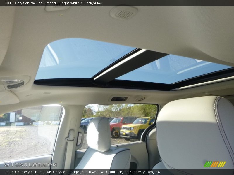 Sunroof of 2018 Pacifica Limited