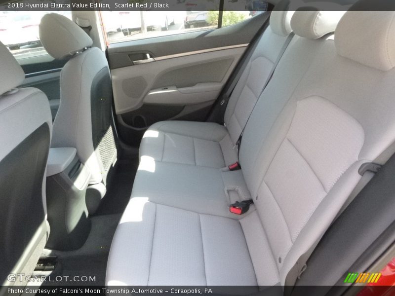 Scarlet Red / Black 2018 Hyundai Elantra Value Edition