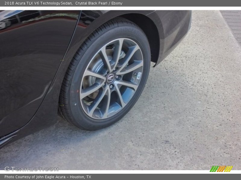 Crystal Black Pearl / Ebony 2018 Acura TLX V6 Technology Sedan