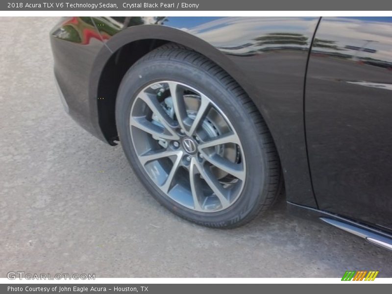 Crystal Black Pearl / Ebony 2018 Acura TLX V6 Technology Sedan