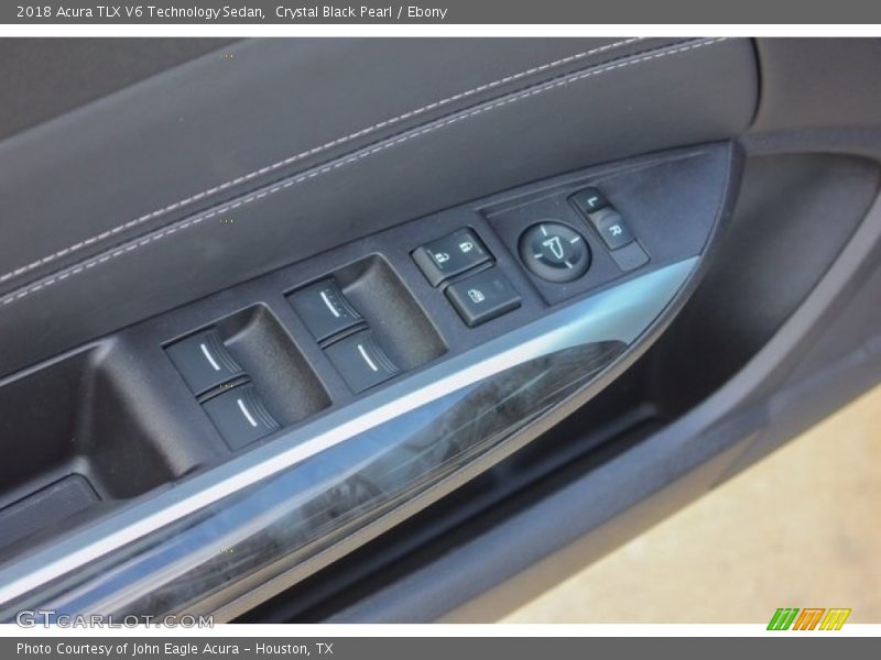 Crystal Black Pearl / Ebony 2018 Acura TLX V6 Technology Sedan