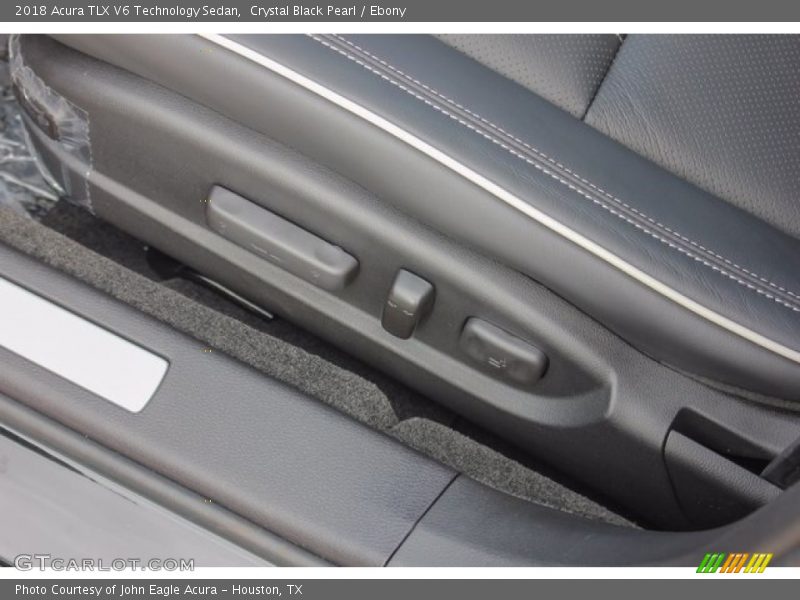 Crystal Black Pearl / Ebony 2018 Acura TLX V6 Technology Sedan