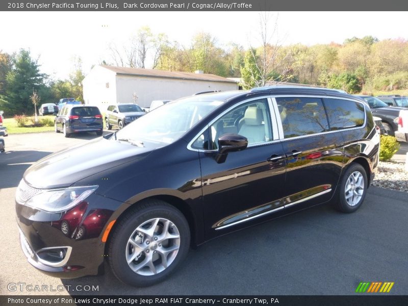 Dark Cordovan Pearl / Cognac/Alloy/Toffee 2018 Chrysler Pacifica Touring L Plus