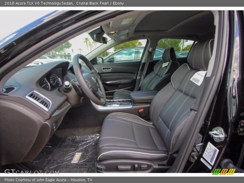 Crystal Black Pearl / Ebony 2018 Acura TLX V6 Technology Sedan
