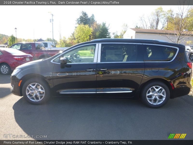 Dark Cordovan Pearl / Cognac/Alloy/Toffee 2018 Chrysler Pacifica Touring L Plus
