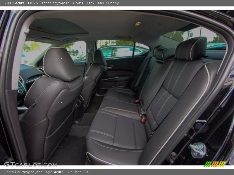 Crystal Black Pearl / Ebony 2018 Acura TLX V6 Technology Sedan