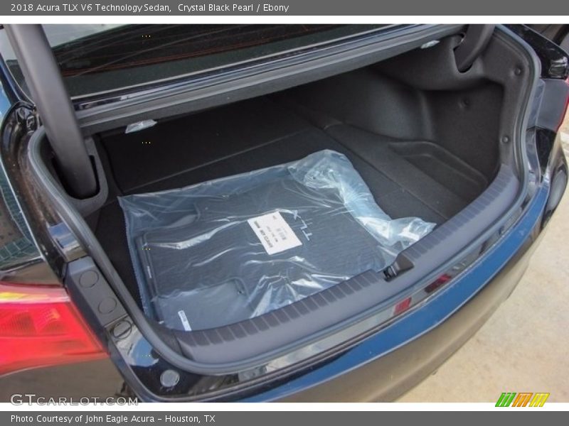 Crystal Black Pearl / Ebony 2018 Acura TLX V6 Technology Sedan