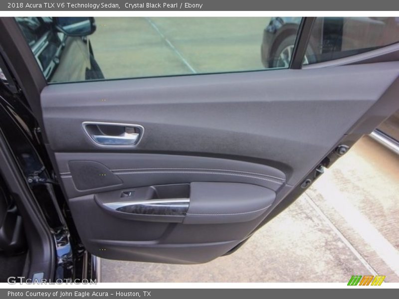 Crystal Black Pearl / Ebony 2018 Acura TLX V6 Technology Sedan