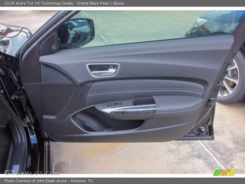 Crystal Black Pearl / Ebony 2018 Acura TLX V6 Technology Sedan