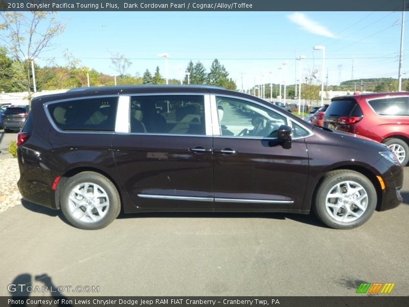 Dark Cordovan Pearl / Cognac/Alloy/Toffee 2018 Chrysler Pacifica Touring L Plus