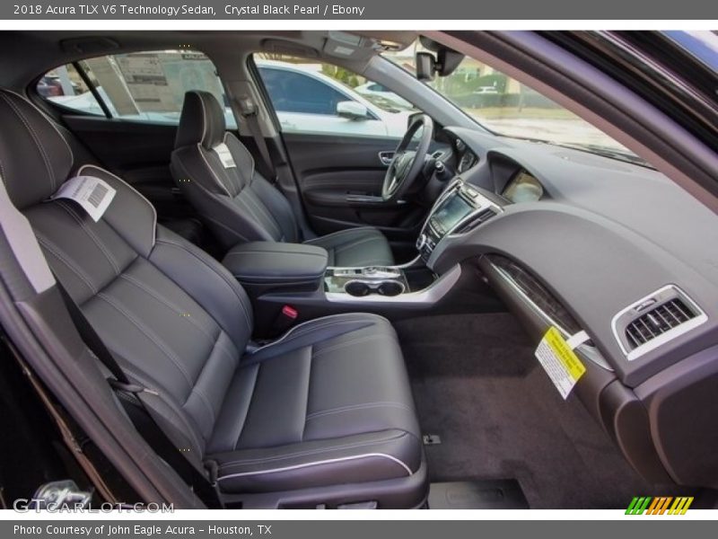 Crystal Black Pearl / Ebony 2018 Acura TLX V6 Technology Sedan