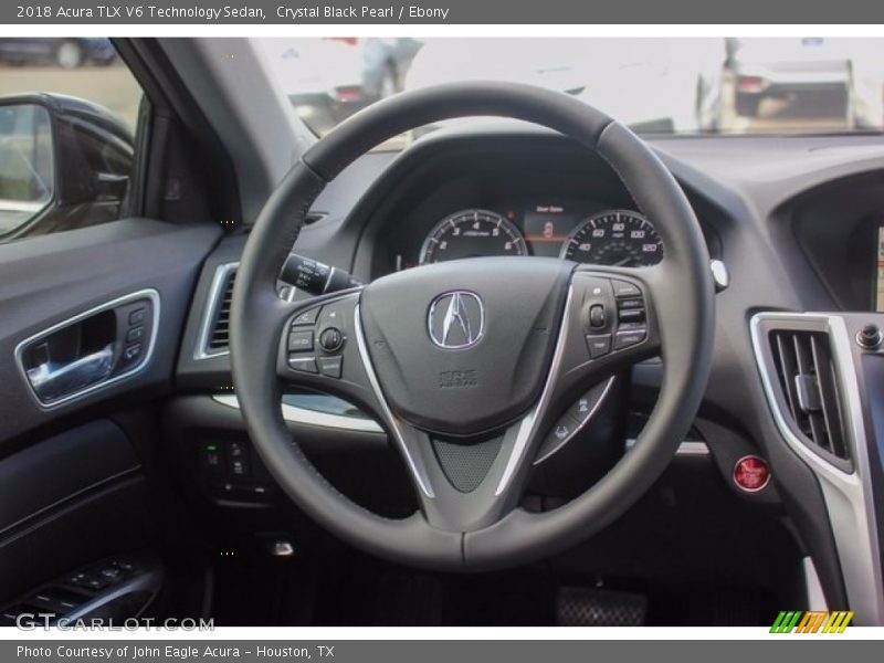 Crystal Black Pearl / Ebony 2018 Acura TLX V6 Technology Sedan