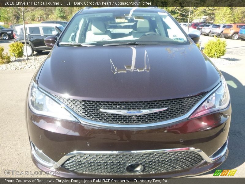 Dark Cordovan Pearl / Cognac/Alloy/Toffee 2018 Chrysler Pacifica Touring L Plus