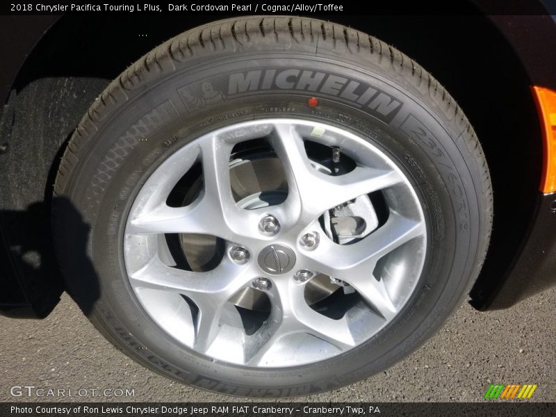 Dark Cordovan Pearl / Cognac/Alloy/Toffee 2018 Chrysler Pacifica Touring L Plus