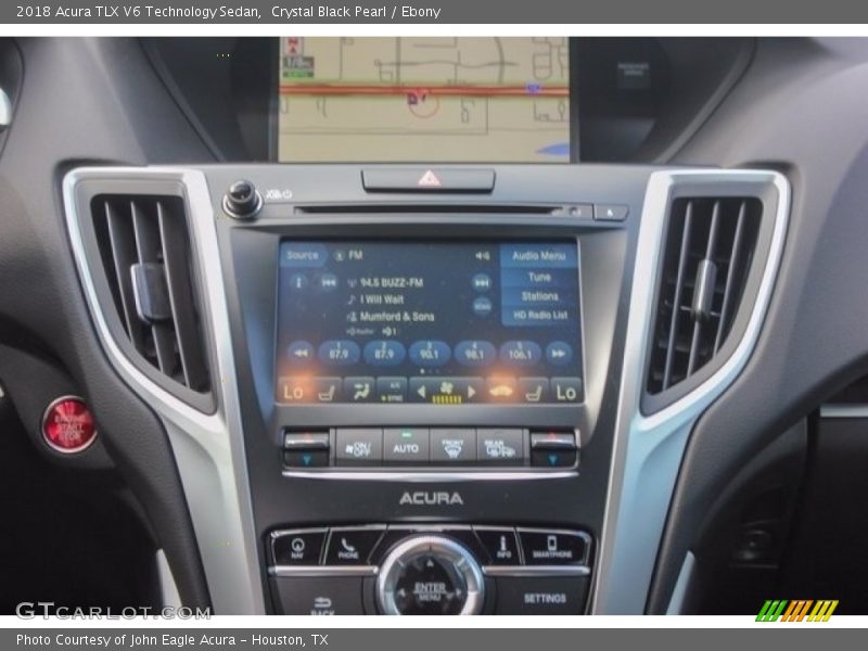 Crystal Black Pearl / Ebony 2018 Acura TLX V6 Technology Sedan