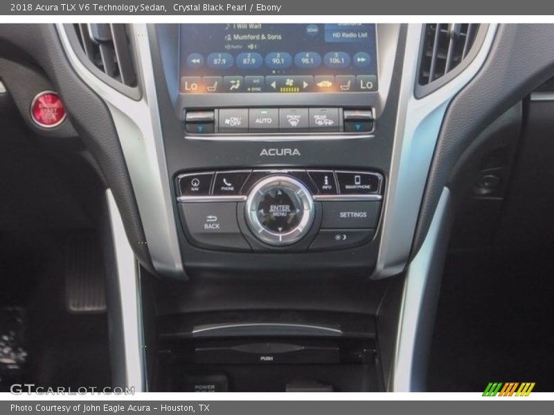 Crystal Black Pearl / Ebony 2018 Acura TLX V6 Technology Sedan