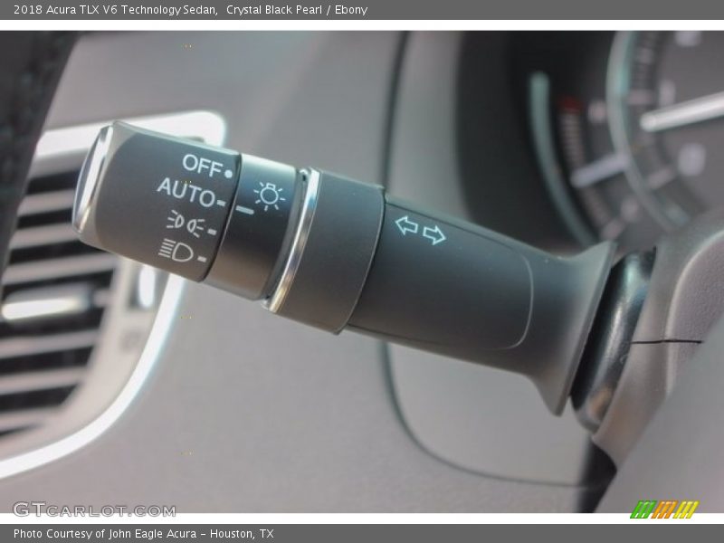 Crystal Black Pearl / Ebony 2018 Acura TLX V6 Technology Sedan
