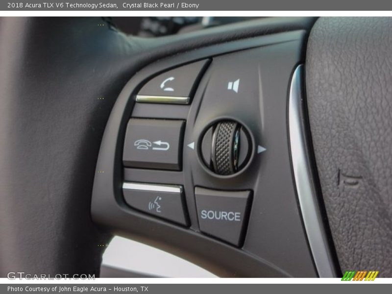 Crystal Black Pearl / Ebony 2018 Acura TLX V6 Technology Sedan