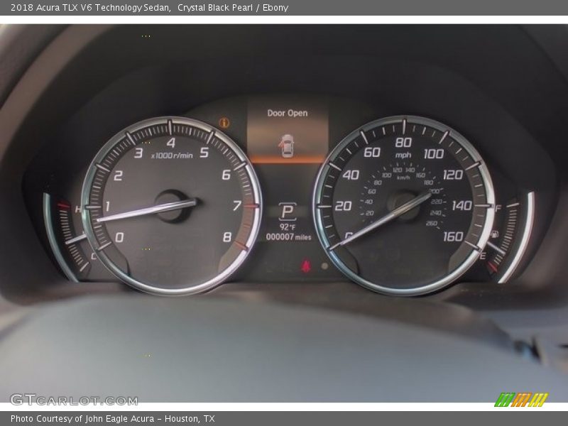 Crystal Black Pearl / Ebony 2018 Acura TLX V6 Technology Sedan