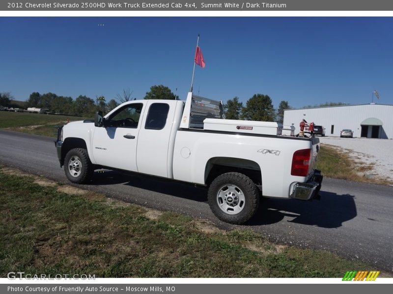 Summit White / Dark Titanium 2012 Chevrolet Silverado 2500HD Work Truck Extended Cab 4x4