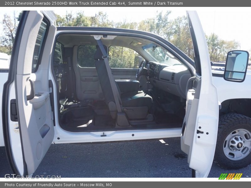 Summit White / Dark Titanium 2012 Chevrolet Silverado 2500HD Work Truck Extended Cab 4x4
