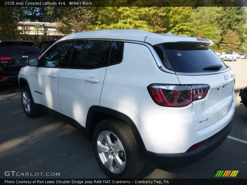 White / Black 2018 Jeep Compass Latitude 4x4
