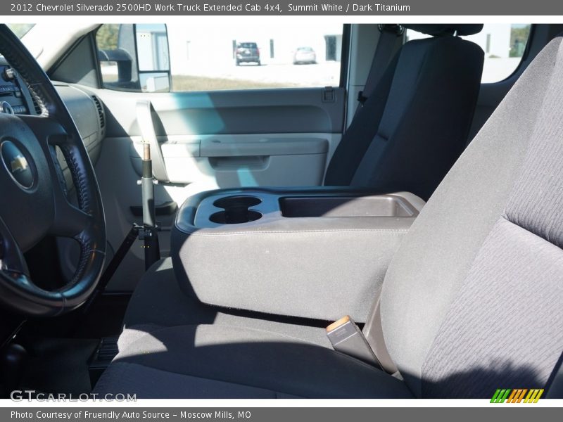 Summit White / Dark Titanium 2012 Chevrolet Silverado 2500HD Work Truck Extended Cab 4x4