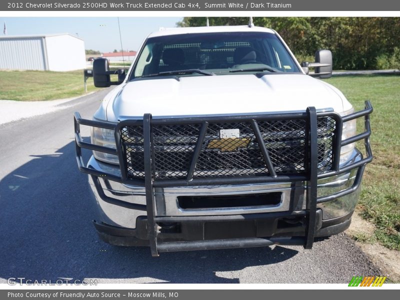 Summit White / Dark Titanium 2012 Chevrolet Silverado 2500HD Work Truck Extended Cab 4x4