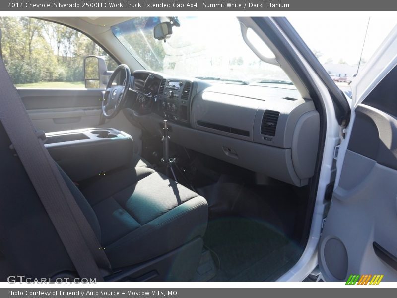 Summit White / Dark Titanium 2012 Chevrolet Silverado 2500HD Work Truck Extended Cab 4x4