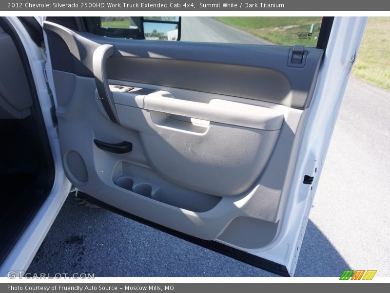 Summit White / Dark Titanium 2012 Chevrolet Silverado 2500HD Work Truck Extended Cab 4x4