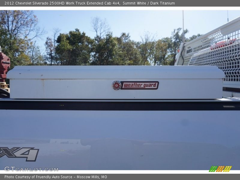 Summit White / Dark Titanium 2012 Chevrolet Silverado 2500HD Work Truck Extended Cab 4x4