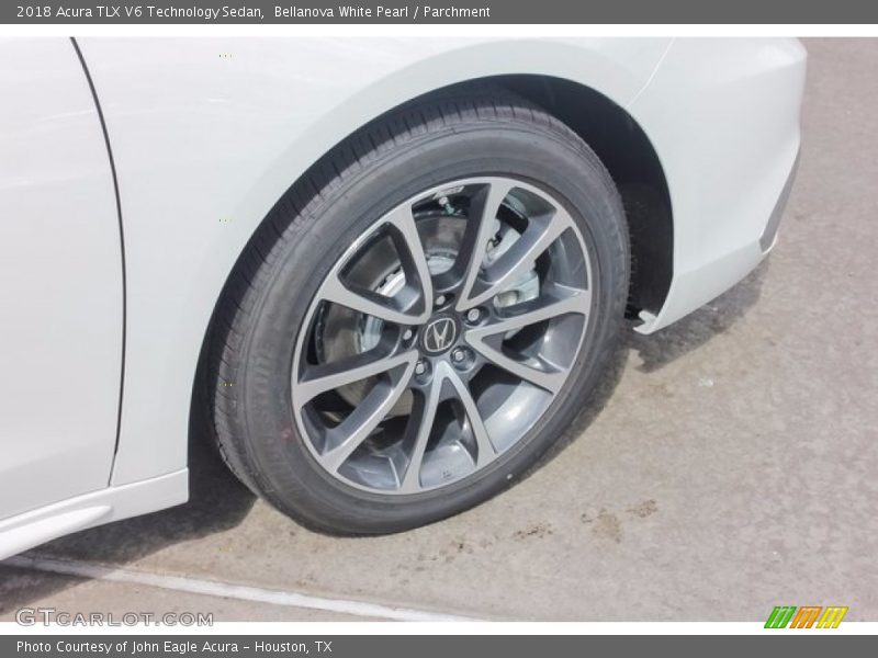 Bellanova White Pearl / Parchment 2018 Acura TLX V6 Technology Sedan
