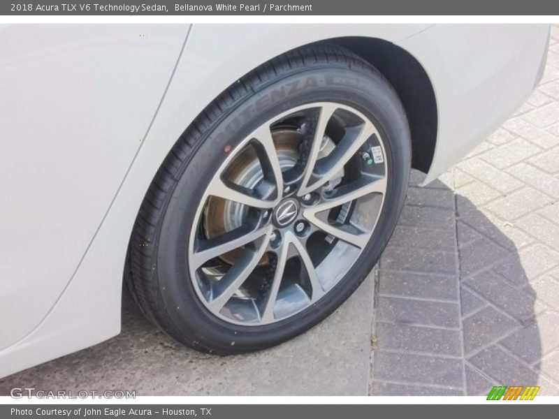 Bellanova White Pearl / Parchment 2018 Acura TLX V6 Technology Sedan