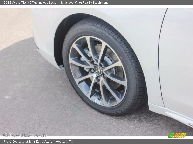 Bellanova White Pearl / Parchment 2018 Acura TLX V6 Technology Sedan