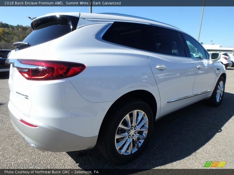 Summit White / Dark Galvanized 2018 Buick Enclave Premium AWD