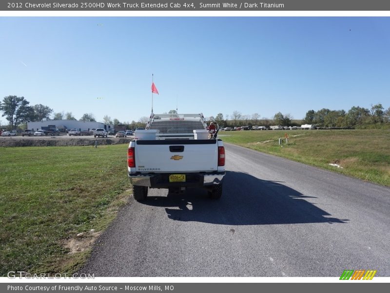 Summit White / Dark Titanium 2012 Chevrolet Silverado 2500HD Work Truck Extended Cab 4x4