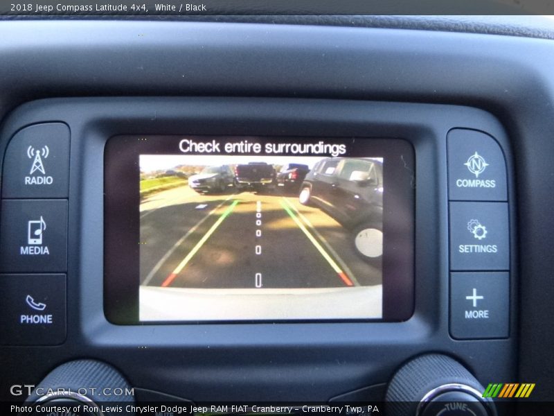 White / Black 2018 Jeep Compass Latitude 4x4
