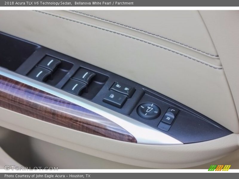 Bellanova White Pearl / Parchment 2018 Acura TLX V6 Technology Sedan