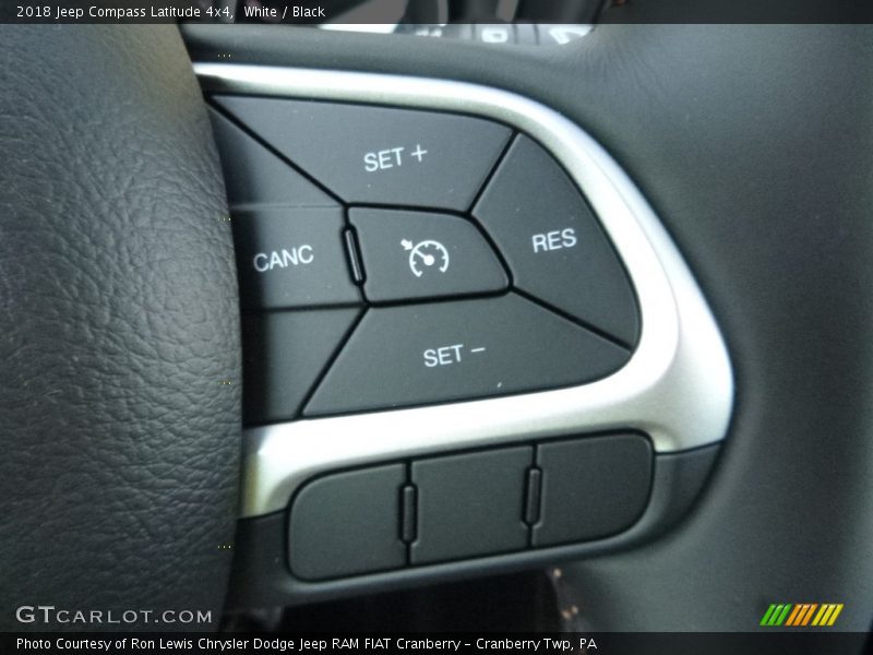 White / Black 2018 Jeep Compass Latitude 4x4