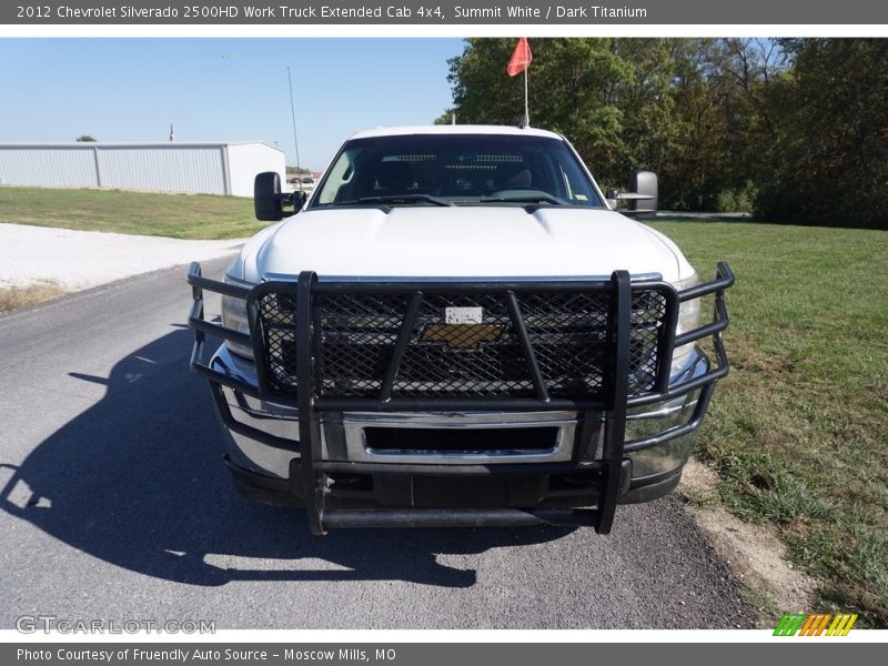 Summit White / Dark Titanium 2012 Chevrolet Silverado 2500HD Work Truck Extended Cab 4x4